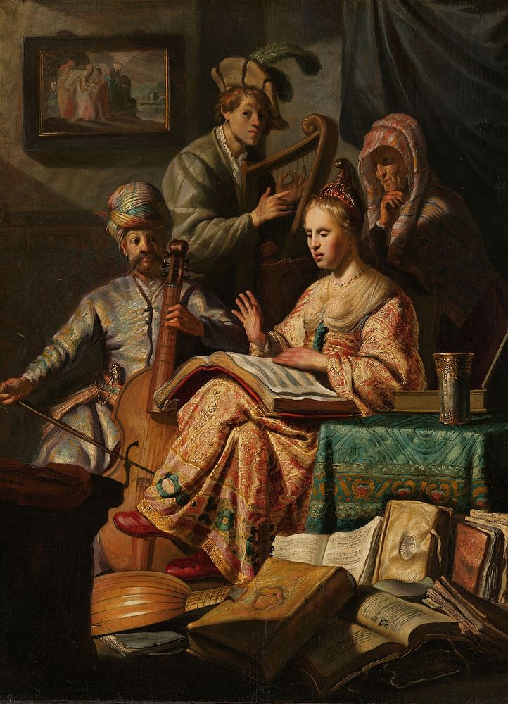 Musical Company (1626) by Rembrandt van Rijn