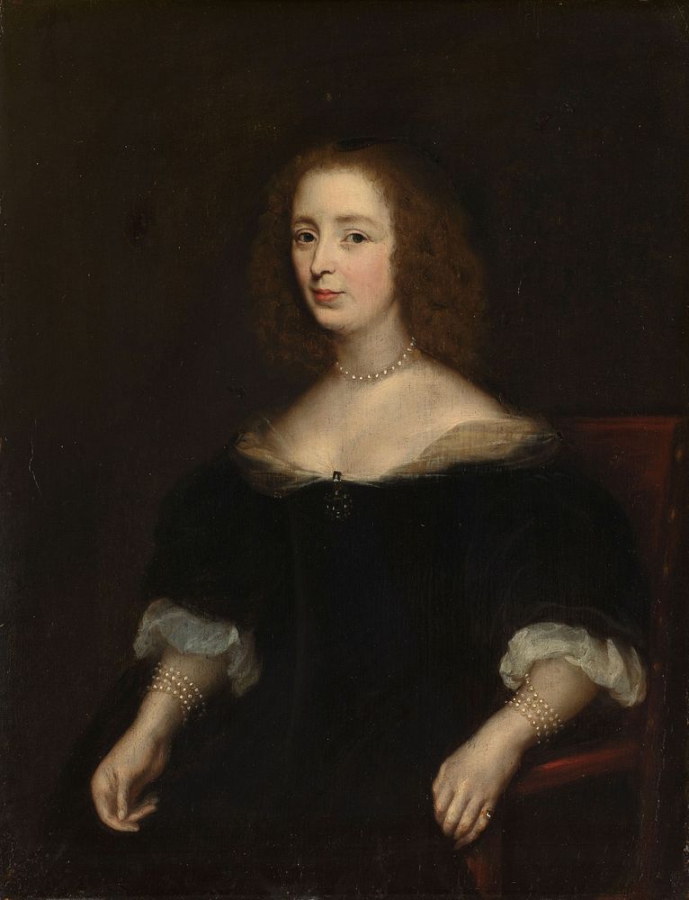 Portrait of Anna van den Corput (1599-1645). Wife of Jacob de Witt (1630 - before 1645) by anonymous