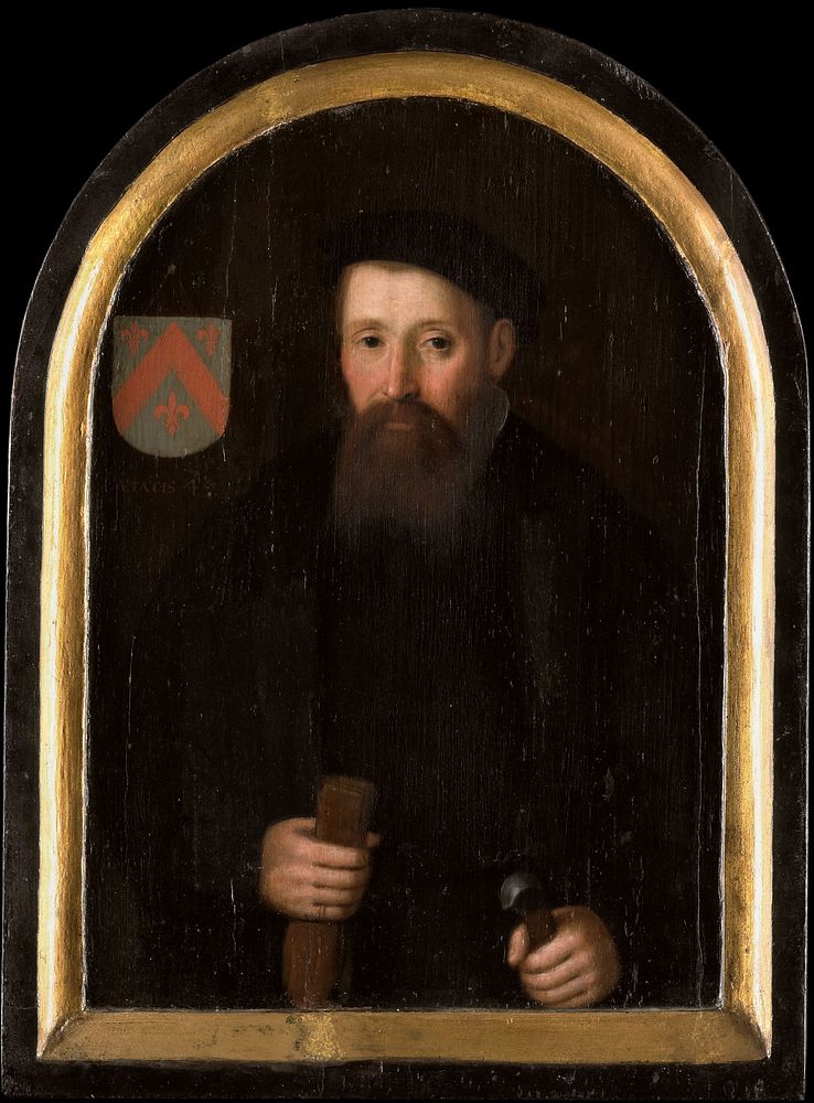 Portrait of Willem Fransz van Schoterbosch (c. 1510-?) (c. 1620) by Cornelis Engelsz and anonymous