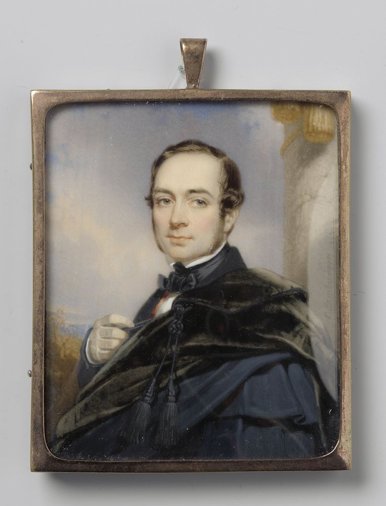 Portrait of a Man (1843) by Coenraad Hamburger