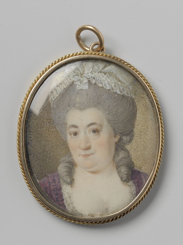 Portret van een vrouw (1758 - 1809) by George Nikolaus Ritter