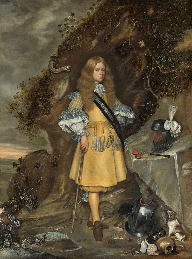 Memorial Portrait of Moses ter Borch (1667 - 1669) by Gerard ter Borch II and Gesina ter Borch