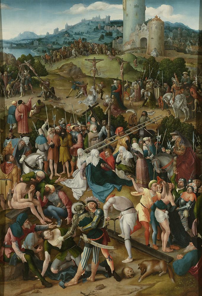 Calvary (c. 1520) by Pseudo Jan Wellens de Cock and anonymous