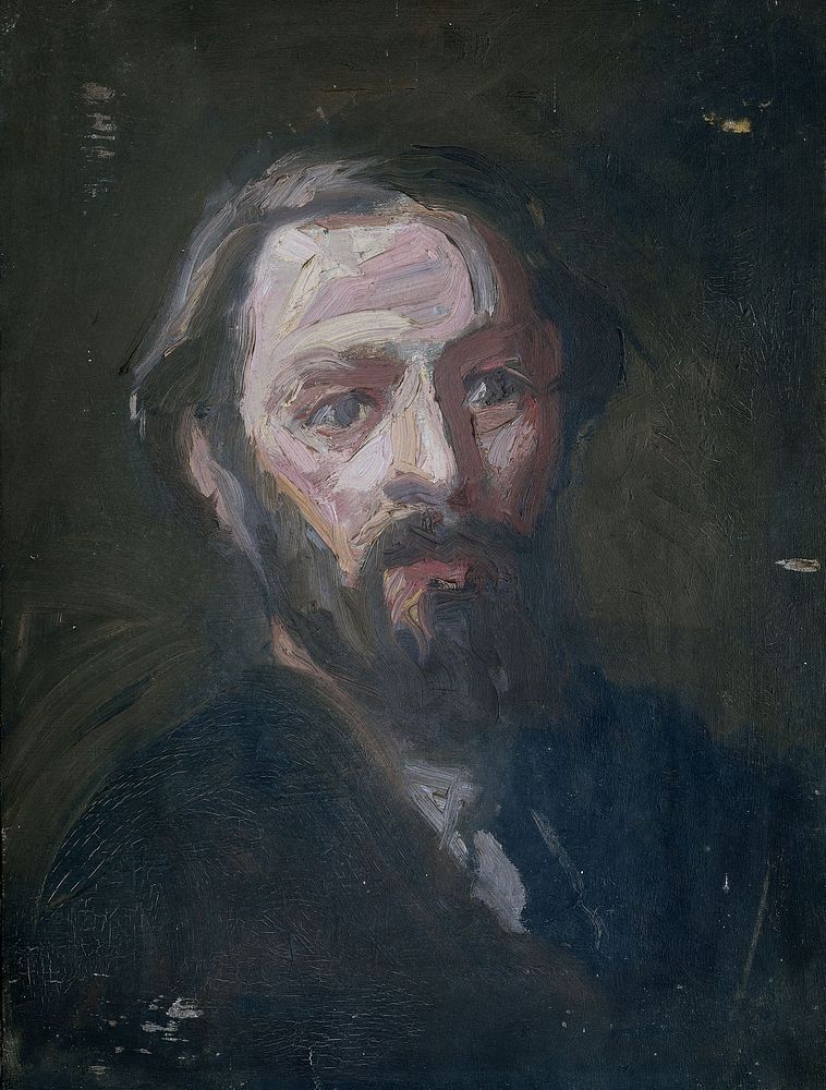 Portret van de beeldhouwer Pier Pander (1864-1919) (1893 - 1894) by Thomas Cool