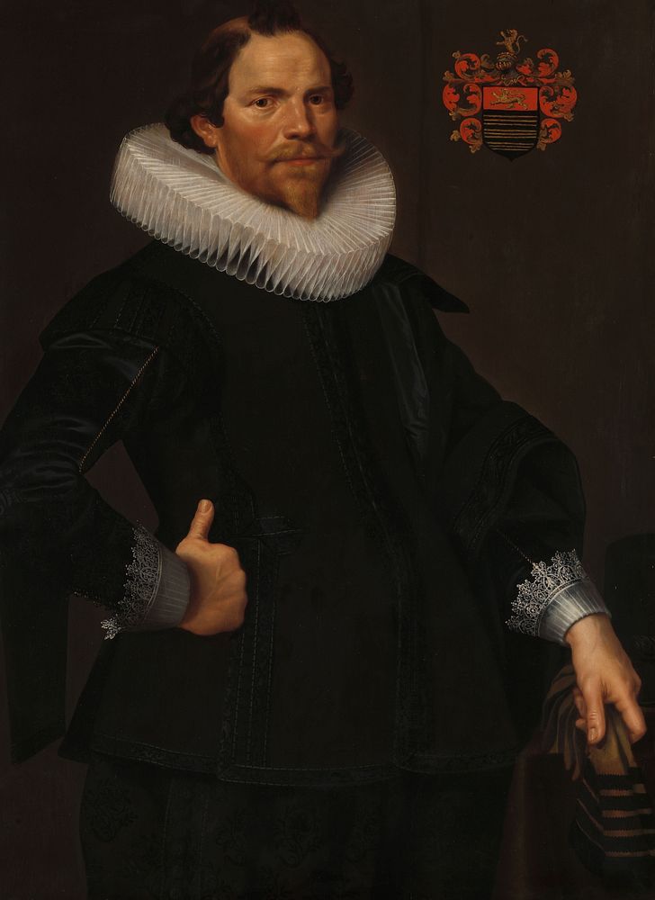 Portrait of Pieter van Son (c. 1590-1654) (c. 1622 - c. 1629) by Nicolaes Eliasz Pickenoy