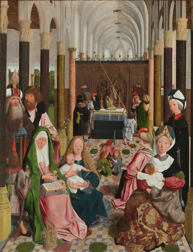 The Holy Kinship (c. 1495) by Geertgen tot Sint Jans