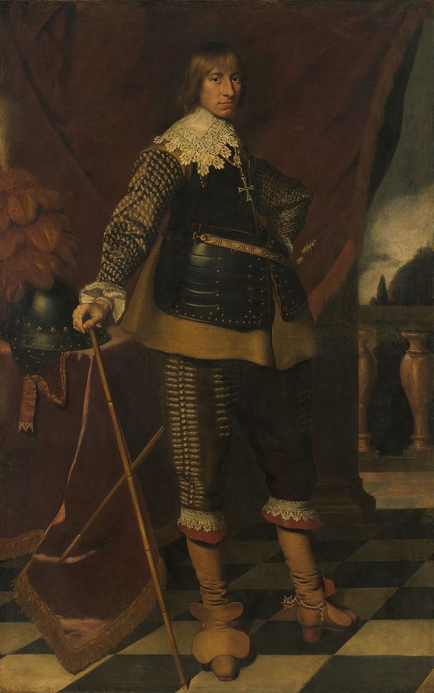 Portrait of Henry Casimir I (1612-40), Count of Nassau-Dietz (c. 1632) by Wybrand de Geest
