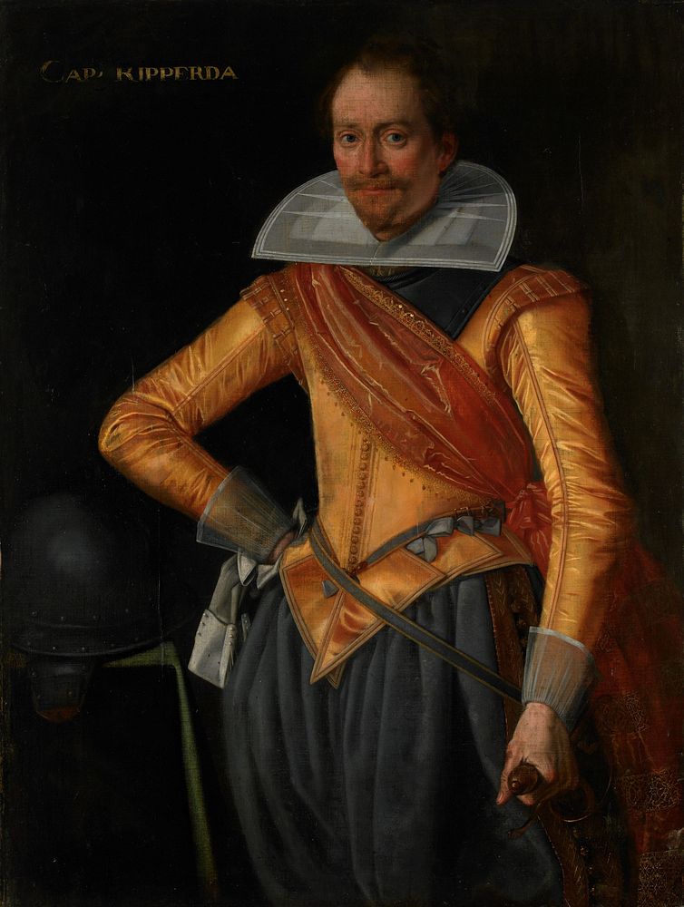 Portrait of a Captain with the Surname Ripperda (c. 1615 - c. 1620) by anonymous