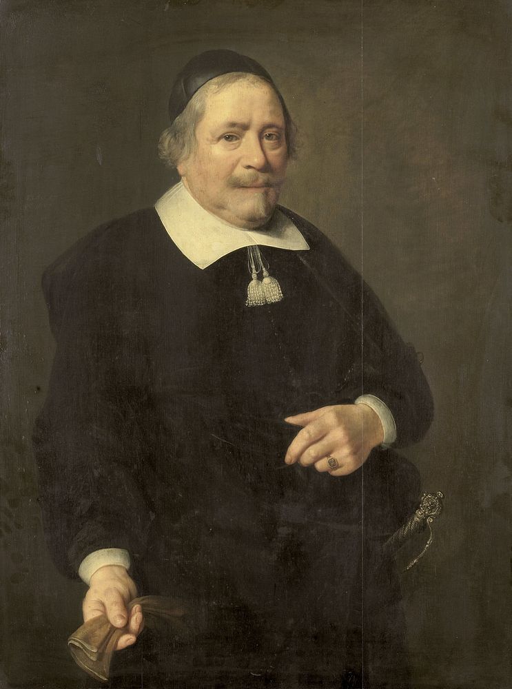 Portrait of a Man, presumably Willem van Velden, Secretary to Hugo de Groot (1657) by anonymous