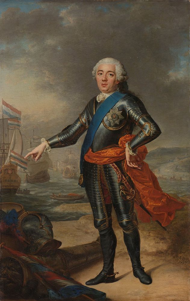 Portrait of William IV (1751) by Jacques André Joseph Aved