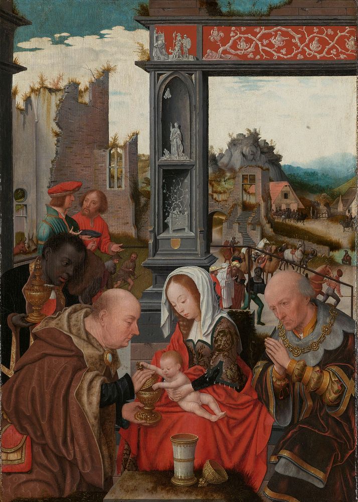 The Adoration of the Magi (c. 1520 - c. 1525) by Jan Jansz Mostaert