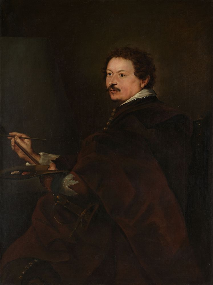 Portrait of Andries van Eertvelt (1590-1652) (c. 1650 - 1700) by anonymous and Anthony van Dyck