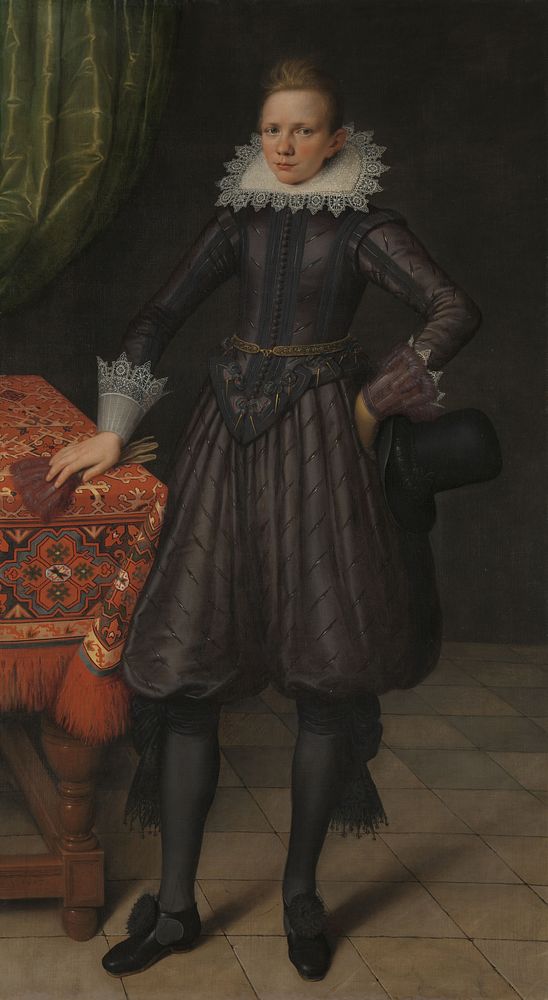 Portrait of Peter Courten (1617) by Salomon Mesdach