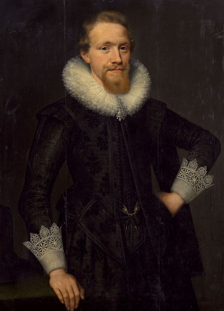 Portrait of Jacob Pergens (?-1681) (1619) by Salomon Mesdach