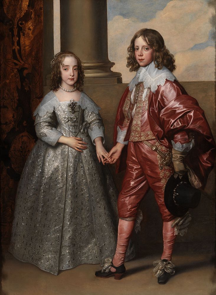 William II, Prince of Orange, and his Bride, Mary Stuart (1641) by Anthony van Dyck