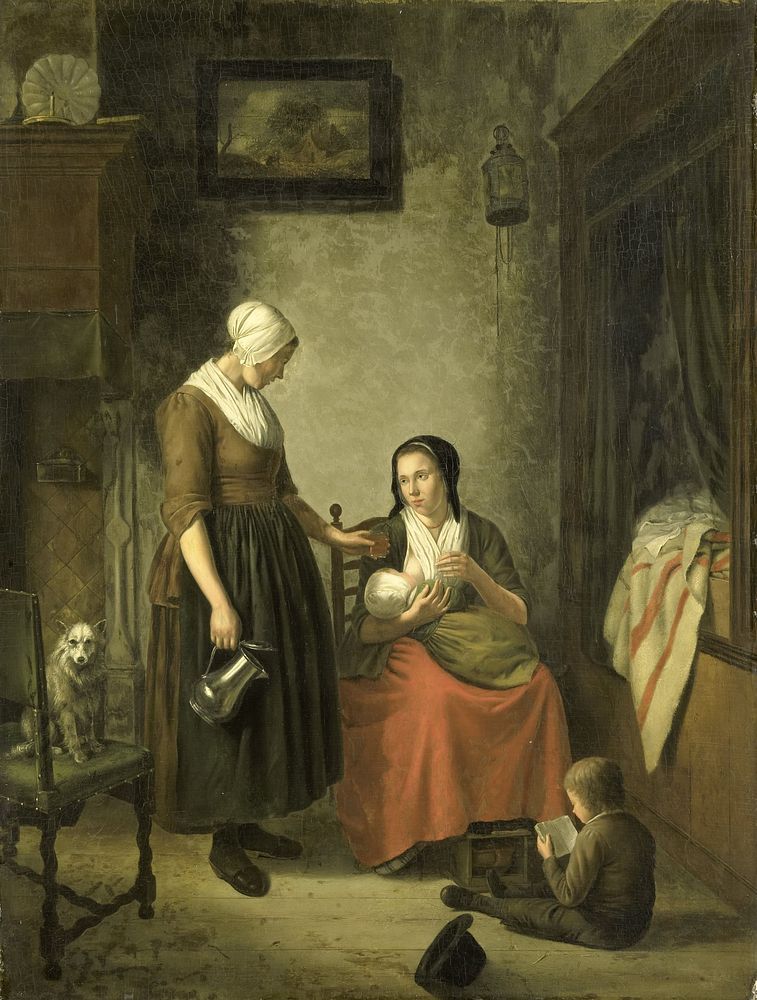'Good Neighbors' (1780 - 1810) by Johannes Christiaan Janson
