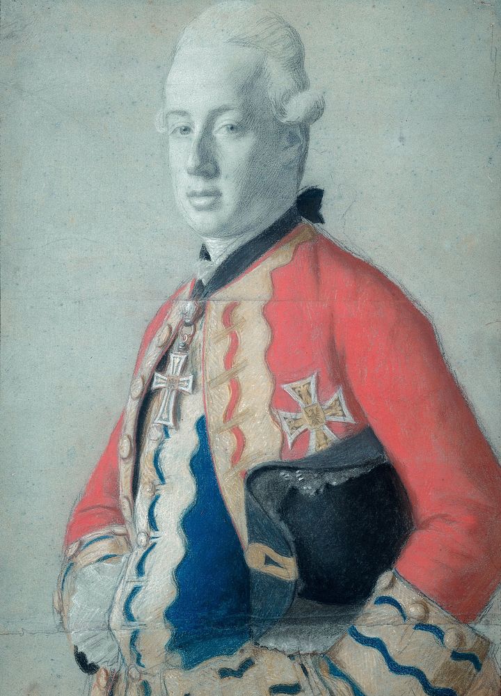 Portret van aartshertog Maximiliaan Franz van Oostenrijk (1756-1801), later aartsbisschop en keurvorst van Keulen en prins…