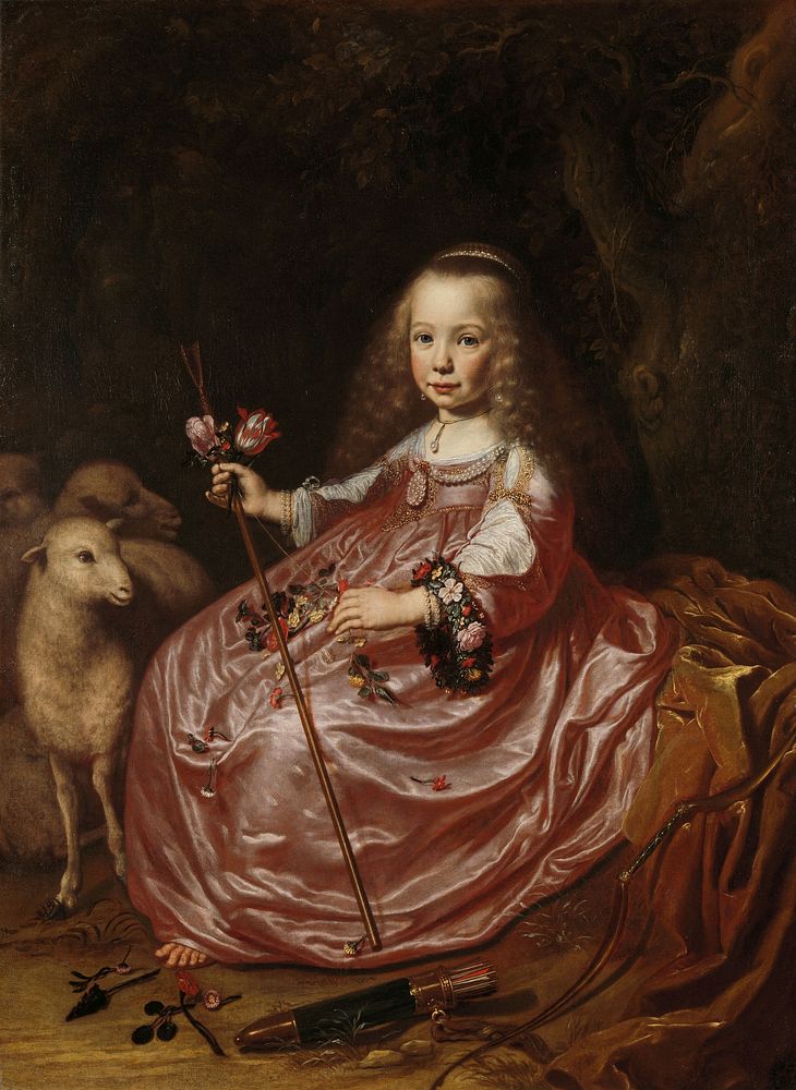Portrait of Clara Alewijn (1644) by Dirck Dircksz van Santvoort
