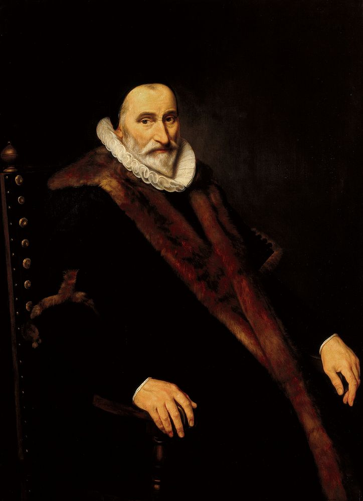 Portrait of Cornelis Pietersz Hooft (1546-1626) (1622) by Cornelis van der Voort