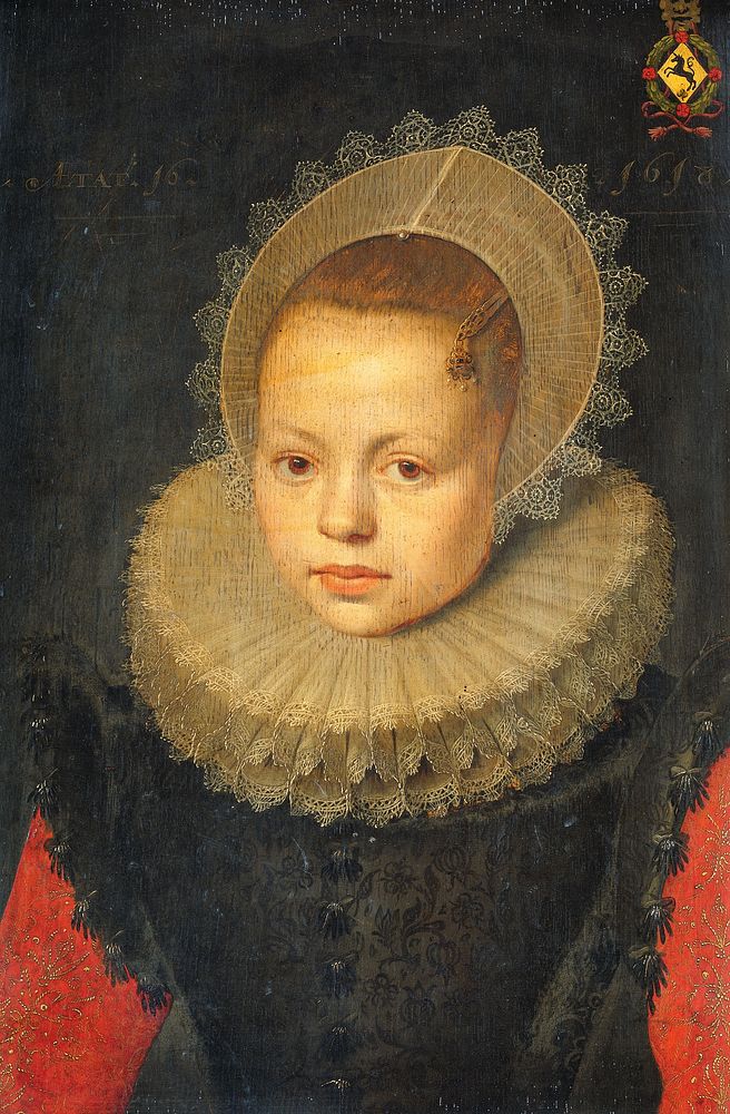 Portrait of Corvina Hezenbroek van Hofdijck (1602-67) (1618) by Michiel Jansz van Mierevelt