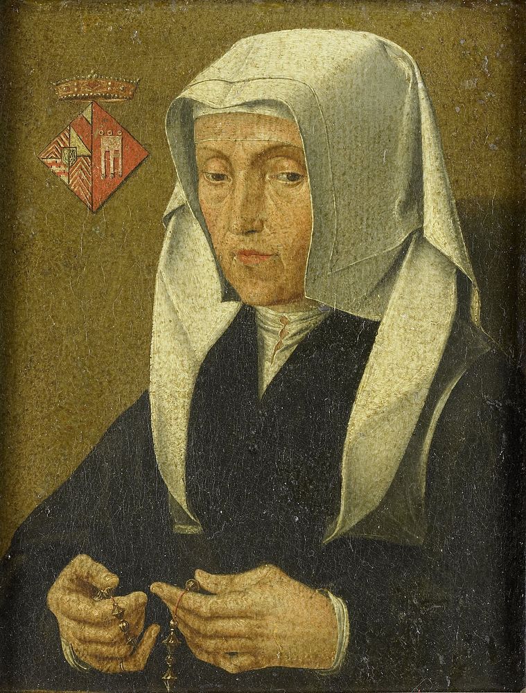 Portrait of Magdalena van Werdenborgh (1464-1538) (after c. 1510) by anonymous