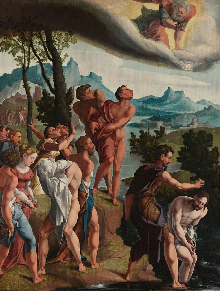 The Baptism of Christ (c. 1535) by Jan van Scorel
