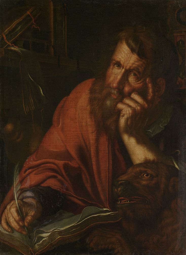 The Evangelist Saint Mark (1610 - 1615) by Joachim Wtewael