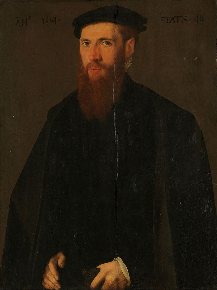 Portrait of Willem van Lokhorst (1514-64) (1554) by Jan van Scorel