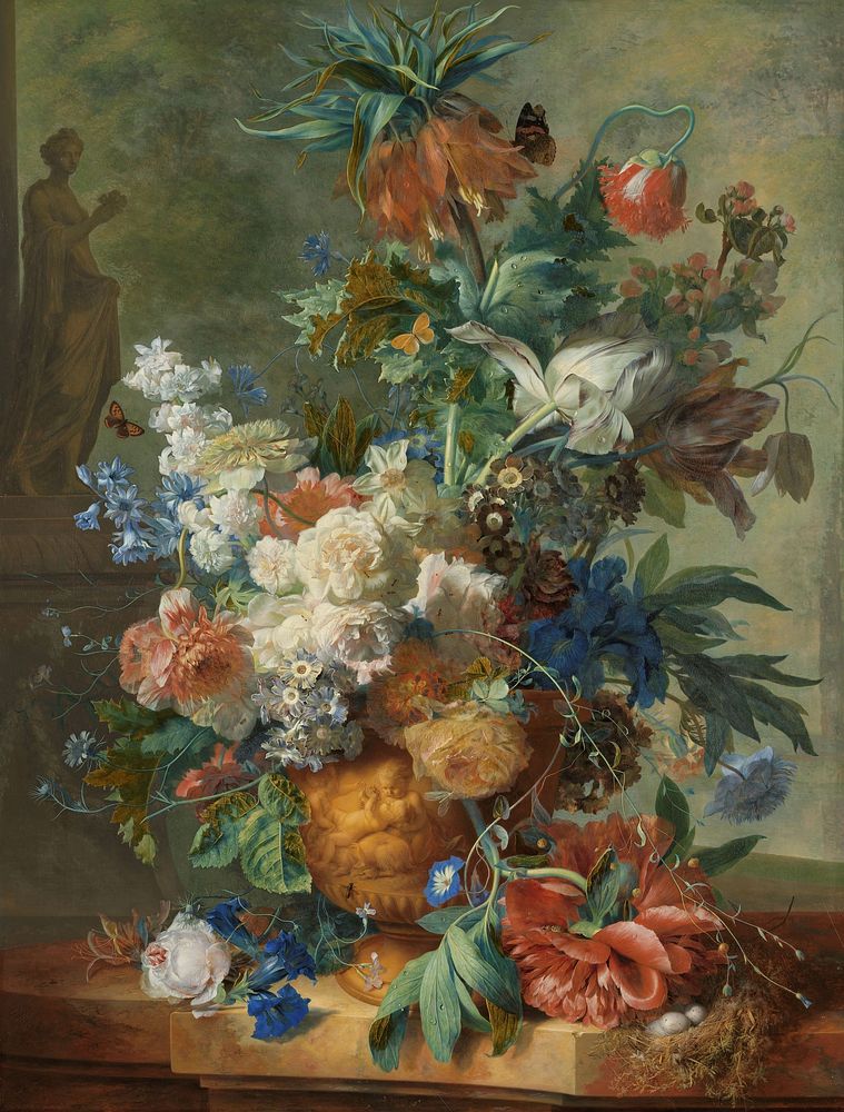 Still Life with Flowers (1723) by Jan van Huysum