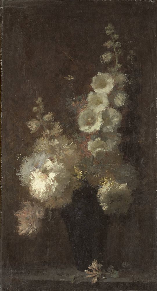 Still Life wit Flowers (1870 - 1877) by Auguste Jouve