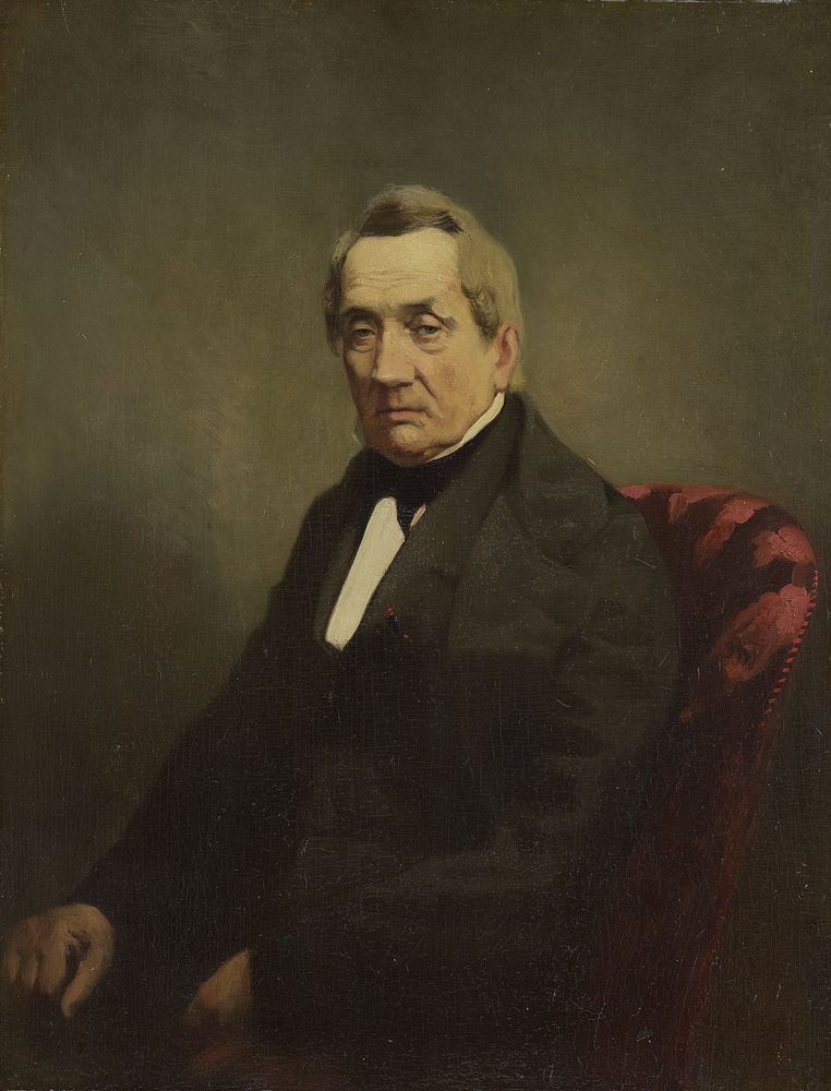 Portrait of J C de Brunett, Consul-General of Russia to Amsterdam (c. 1850) by anonymous
