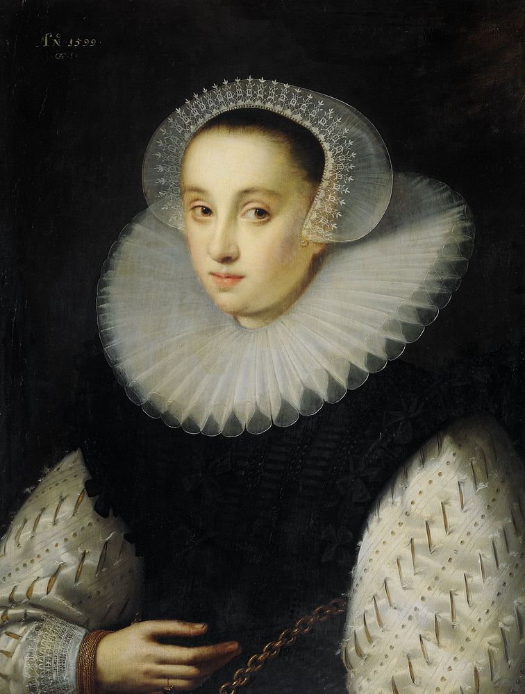 Hortensia del Prado (d 1627) (1599) by Gortzius Geldorp