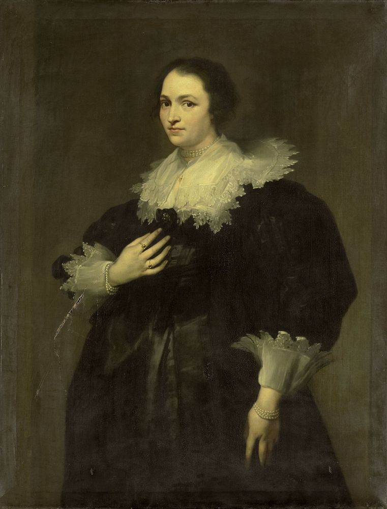 The Wife of Sebastiaan Leerse (1804) by Willem Bartel van der Kooi and Anthony van Dyck
