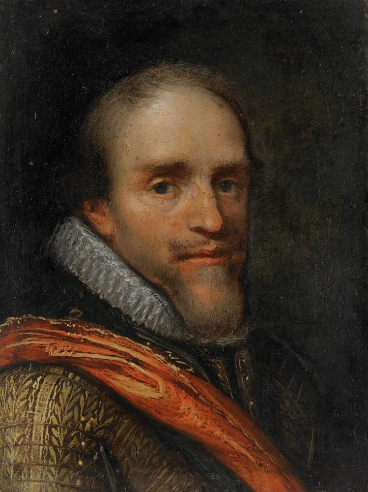 Portrait of Maurice (1567-1625), Prince of Orange (after c. 1612) by Jacob Lyon and Michiel Jansz van Mierevelt