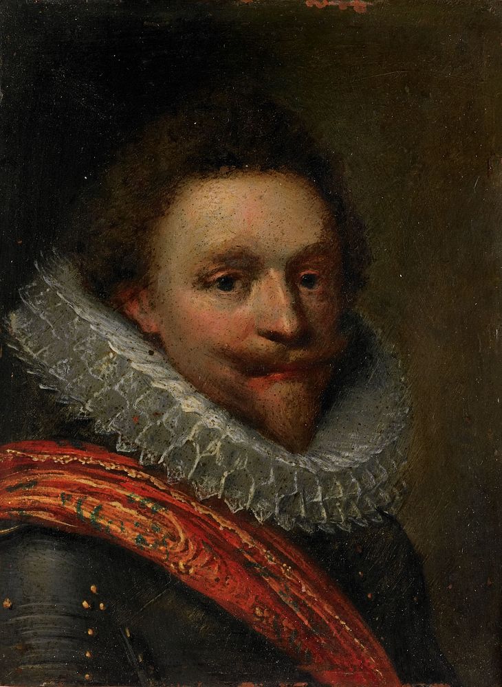 Portrait of Frederik Hendrik (1584-1647), Prince of Orange (after c. 1612) by Jacob Lyon and Michiel Jansz van Mierevelt