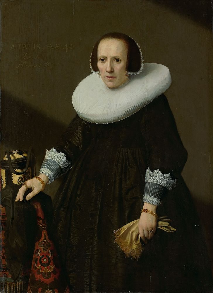 Portrait of Geertruyd Reael (1600-52) (1640) by Huygh Pietersz Voskuyl