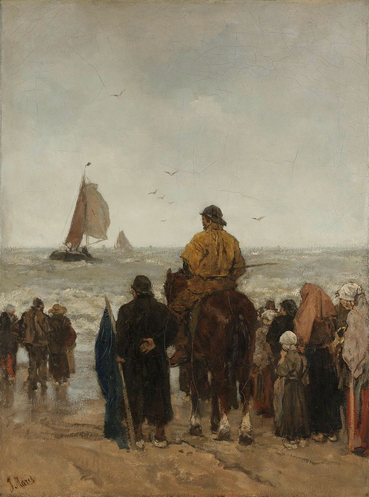 Arrival of the Boats (1884) by Jacob Maris