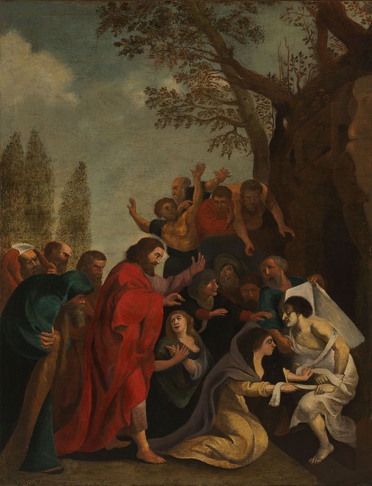 The Raising of Lazarus (1600 - 1700) by Peter Paul Rubens