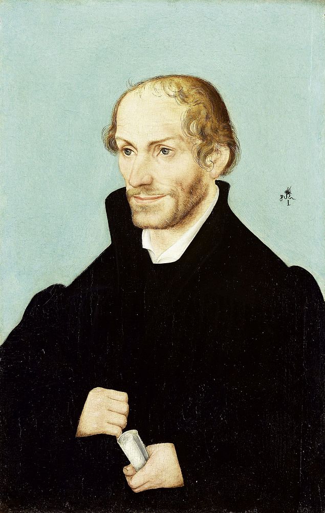Philipp Melanchthon, Leading Figure of the Reformation (1540 - 1560) by Lucas Cranach I