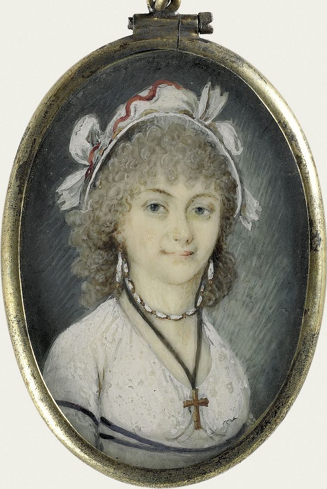 Portret van een jonge vrouw (c. 1805) by anonymous
