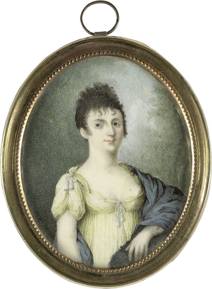 Portret van een vrouw (c. 1805) by anonymous