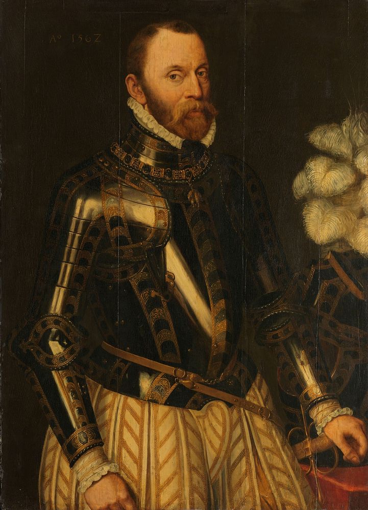 Portrait of Philippe de Montmorency, Count of Horne, Admiral of the Netherlands, Member of the Council of State (1562) by…