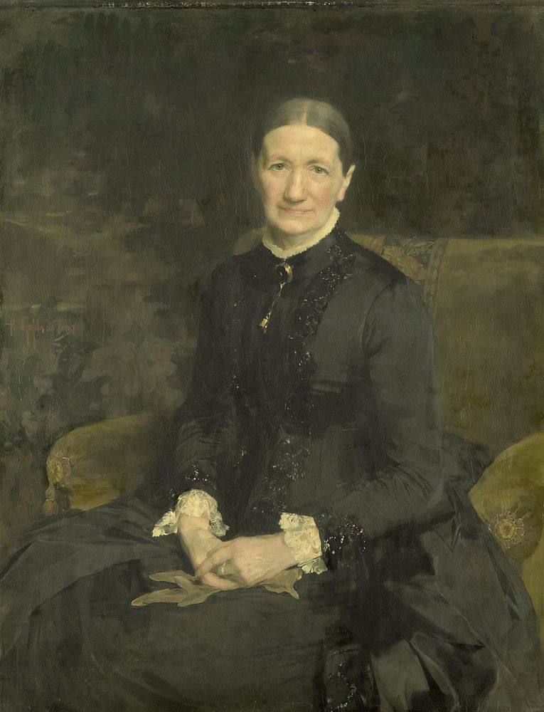 Mrs A.J. Zubli-Maschhaupt (1887) by Pieter de Josselin de Jong