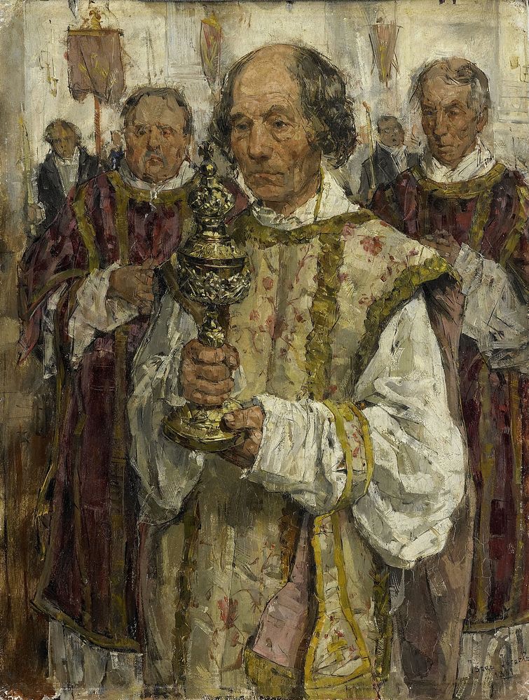 Procession in the Old Catholic Church in The Hague (1881) by Isaac Israels
