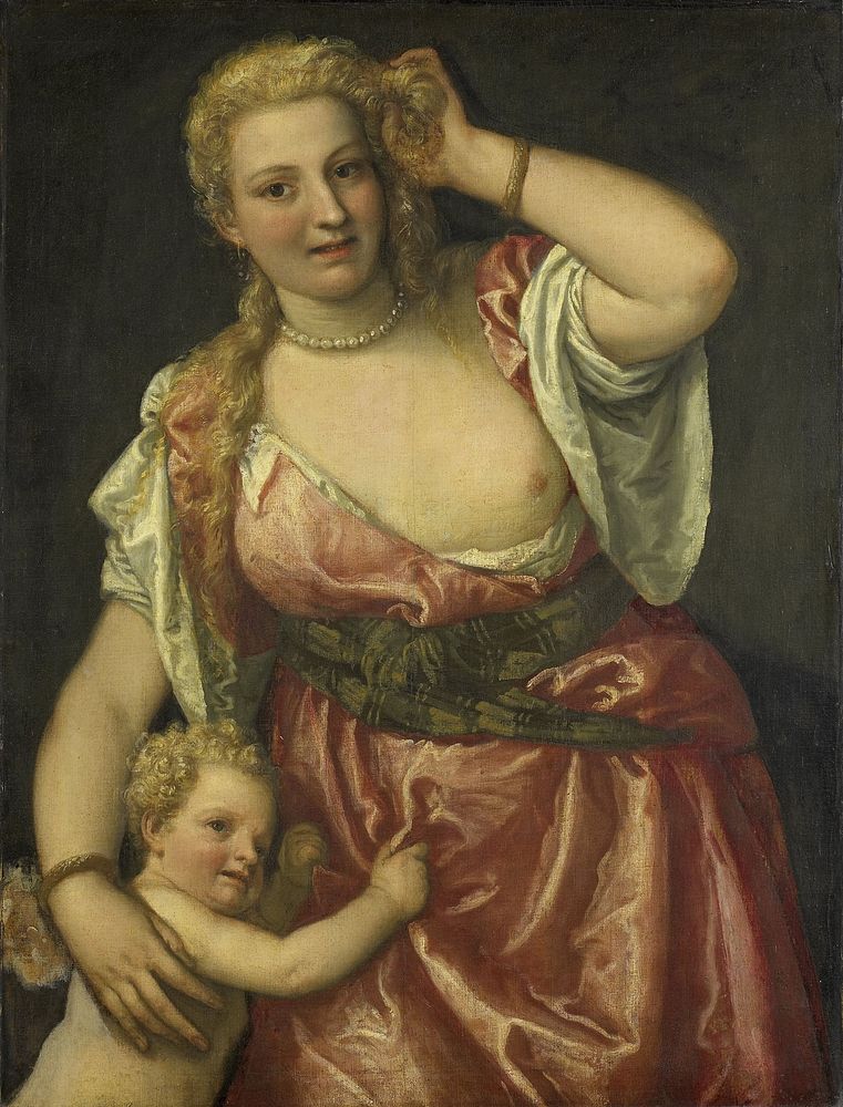 Venus and Cupid (1575 - 1590) by Paolo Veronese and Benedetto Caliari
