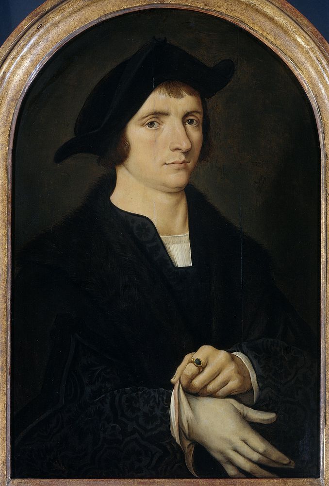 Portrait of Joris Vezeleer (after c. 1518) by Joos van Cleve