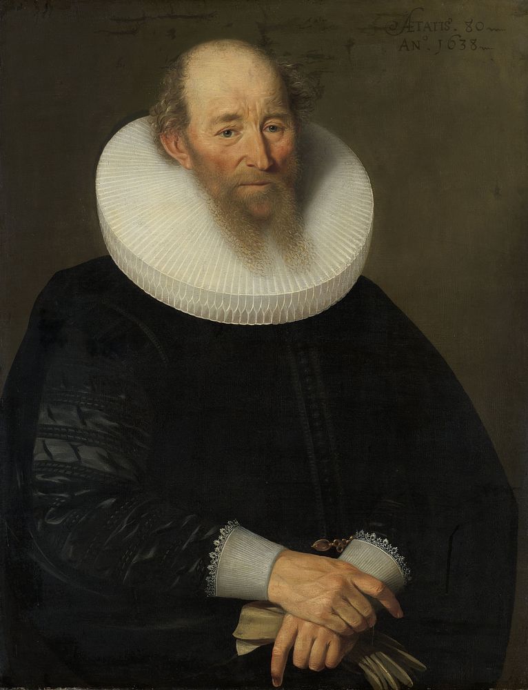 Portrait of an Old Man (1638) by Samuel Hoffmann