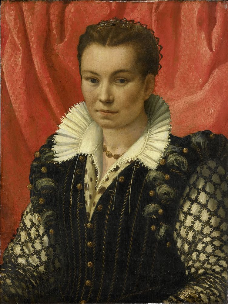 Portrait of a Woman (1525 - 1549) by anonymous and Lorenzo Lotto