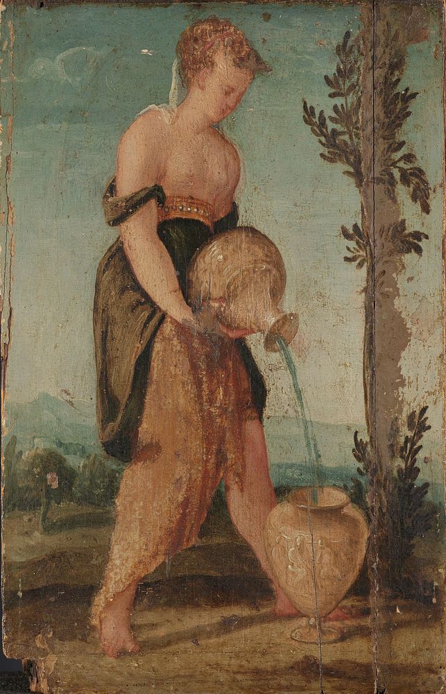 Woman with Water Jug (1540 - 1570) by Lambert Sustris