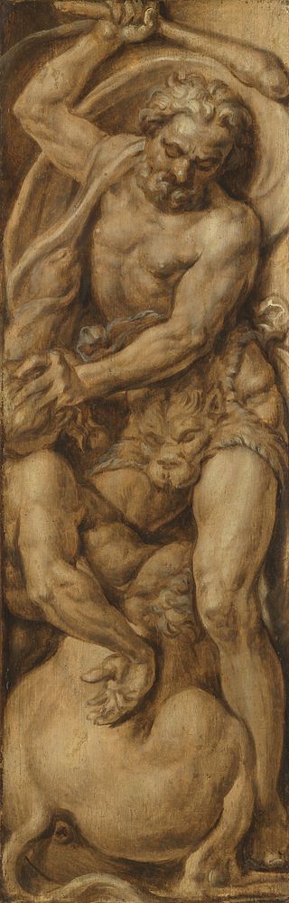 Hercules Destroying the Centaur Nessus (c. 1550 - c. 1560) by Maarten van Heemskerck